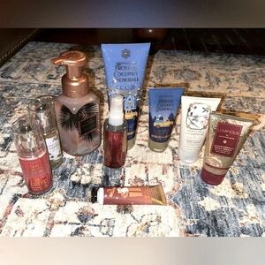 NWT 10 PC Bath & Body Works BBW Assorted (Retail Value $95.55) BRAND NEW Bundle